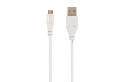Кабель micro USB 2.0, A-тато/micro B-тато, білий, 0.1 м, преміум (1 з 4)
