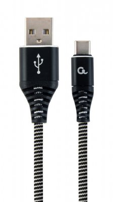 Кабель USB 2.0 A-тато/Type-C тато, преміум, 2.1 А (1 з 2)