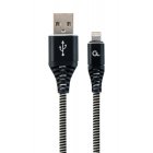Кабель USB 2.0 А-папа/Lightning, 1.0 м, премиум, 2.1А