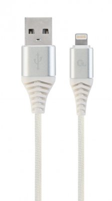 Кабель USB 2.0 А-тато/Lightning, 1.0 м, преміум, 2.1 А (1 з 2)