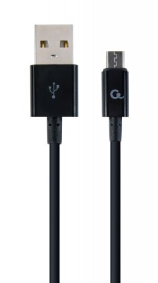 Кабель micro USB 2.0 A-тато/Micro B-тато, преміум, 2.1 А (1 з 2)
