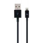 Кабель USB 2.0 А-тато/Lightning, 1 м, 2.1 А
