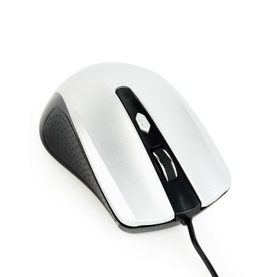 Оптична миша, USB інтерфейс, 1200 dpi, чорно-сірий (1 з 3)