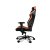 Крісло геймерське, навантаження до 160 кг, екошкіра, що дихає, з замшеподібними вставками, чорний+помаранчевий (4 из 9)