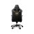 Кресло геймерское, нагрузка до 160 кг, дышащая экокожа c замшеподобными вставками, черный (6 из 9)