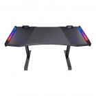 Стол для геймера, эргономичный дизайн, USB 3,0/Audio хаб, RGB подсветка, регулировка высоты
