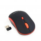 Бездротова оптична миша, USB, 1600 dpi, червона
