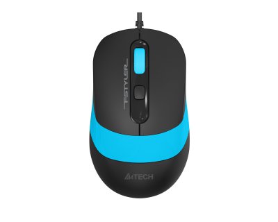Миша дротова безшумна Fstyler, USB, 1600 dpi, синій (1 з 8)