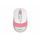 Мышь беспроводная Fstyler, USB, 2000dpi, (White+Pink)