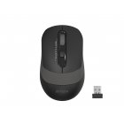 Мышь беспроводная бесшумная Fstyler, USB, 2000dpi, (Black + Grey)