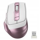 Мышь беспроводная A4tech Fstyler, USB, 2000dpi, (White+Pink)