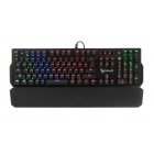 Клавіатура механічна ігрова, USB, неонове підсвічування, Full Light Strike Blue