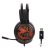 Ігрові навушники з мікрофоном, помаранчеве підсвічування, USB (3 из 5)