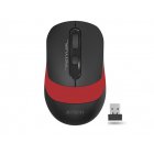 Мышь беспроводная A4tech Fstyler, USB, 2000dpi, (Black + Red)