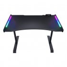 Стол для геймера, эргономичный дизайн, USB 3,0/Audio хаб, RGB подсветка, высота 810мм