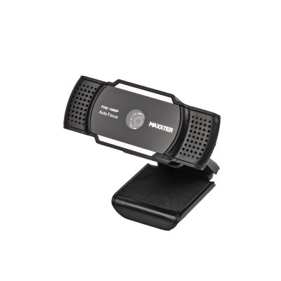 Веб камера USB 2.0, FullHD 1920x1080, Auto-Focus, черный цвет (1 з 8)