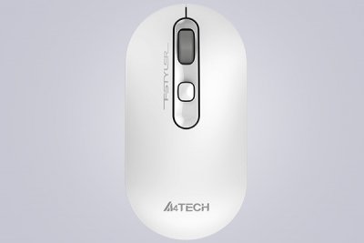 Миша бездротова Fstyler, USB, 2000 dpi, білий (1 з 6)