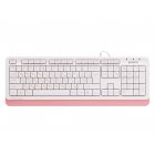 Клавіатура Fstyler Sleek MMedia Comfort, USB, рожевий