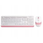 Комплект бездротовий Fstyler клавіатура+миша, рожевий, USB