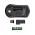 Миша бездротова, 4 кнопки, оптична, 1600 DPI, USB, чорний (4 из 5)