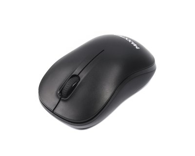 Миша бездротова, 3 кнопки, оптична, 1200 DPI, USB, чорний (1 з 5)
