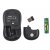 Миша бездротова, 3 кнопки, оптична, 1200 DPI, USB, чорний (4 из 5)
