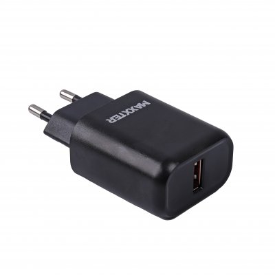 Мережевий зарядний пристрій, 1 USB + USB-A кабель Micro-USB (Quick Charge 3.0) 5V/2.4A-9V/1.2A (1 з 4)