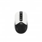 Миша бездротова безшумна Fstyler, USB, 1200 dpi, чорний + білий