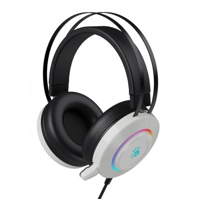 Ігрові навушники з мікрофоном, Hi Fi, 7.1 віртуальний звук, підсвічування 7 кольорів, USB (1 з 6)