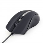 Лазерная мышь, USB интерфейс, черный цвет