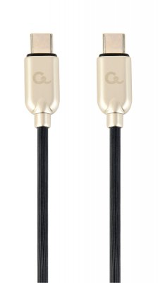 Кабель USB 2.0 Power Delivery (PD) 60 Ватт, C-тато/C-тато, 1 м, преміум (1 з 2)