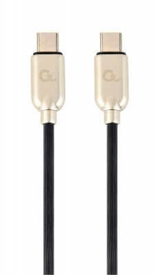 Кабель USB 2.0 Power Delivery (PD) 60 Вт, C-тато/C-тато, 2 м, преміум (1 з 2)