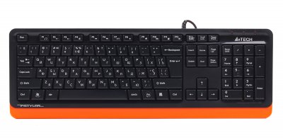 Клавіатура Fstyler Sleek MMedia Comfort, USB, помаранчевий (1 з 4)