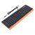 Клавіатура Fstyler Sleek MMedia Comfort, USB, помаранчевий (2 из 4)