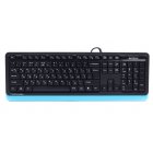Клавіатура Fstyler Sleek MMedia Comfort, USB, синій