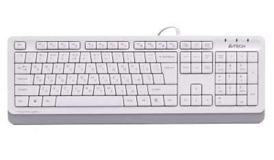Клавіатура Fstyler Sleek MMedia Comfort, USB, білий (1 з 4)