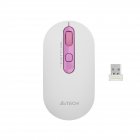 Мышь беспроводная бесшумная Fstyler, USB, 2000dpi, sakura