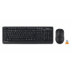Комплект беспроводной A4tech Fstyler клавиатура+мышь, Black, USB