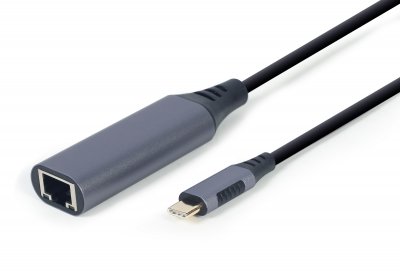 Гігабітний мережевий адаптер USB type-C, сірий (1 з 4)