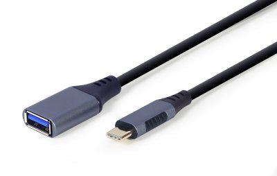 Кабель OTG USB 3.0, A-мама/Type-C, 0.15 м (1 з 4)
