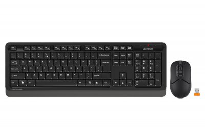 Комплект бездротовий Fstyler клавіатура+миша, чорний, USB (1 з 4)