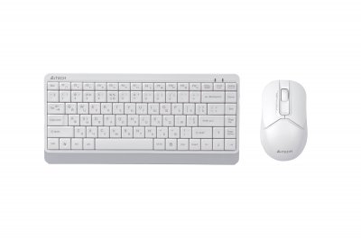 Комплект бездротовий Fstyler клавіатура+миша, білий, USB (1 з 6)