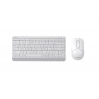Комплект бездротовий Fstyler клавіатура+миша, білий, USB