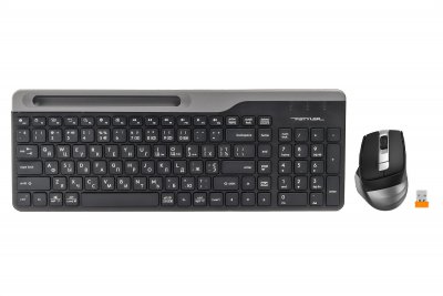 Комплект бездротовий Fstyler клавіатура+миша (FB35C+FBK25), Smoky Grey, USB (1 з 6)