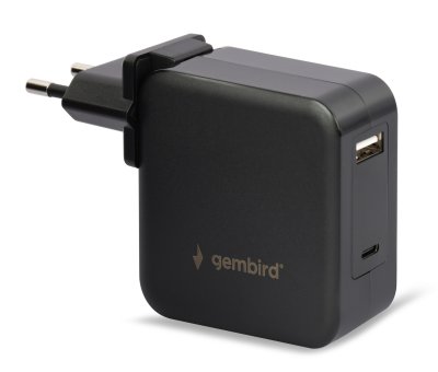 Мережевий зарядний пристрій для ноутбука/планшета/телефона + кабель та перехідник (1 з 6)