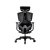 Крісло геймерське ергономічне, дихаючий текстиль, алюмінієвий каркас, чорний (6 из 6)