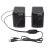 Колонки акустичні, пластиковий корпус, 6 Вт, USB живлення, RGB підсвічування, чорний (4 из 5)