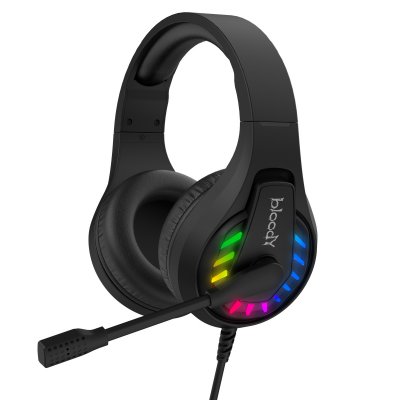Ігрові навушники з мікрофоном, Neon LED, USB (1 з 10)
