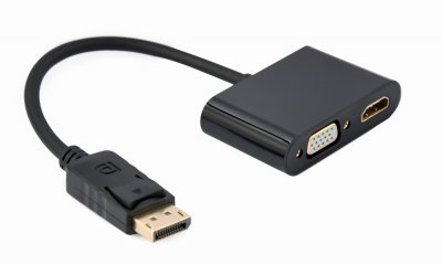 Адаптер-перехідник DisplayPort на HDMI/VGA (1 з 2)