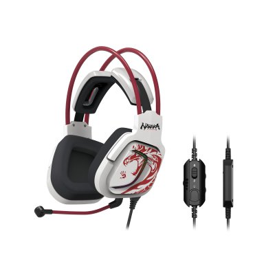 Ігрові навушники з мікрофоном, Hi Fi, 7.1 віртуальний звук, RGB підсвічування, USB (1 з 7)